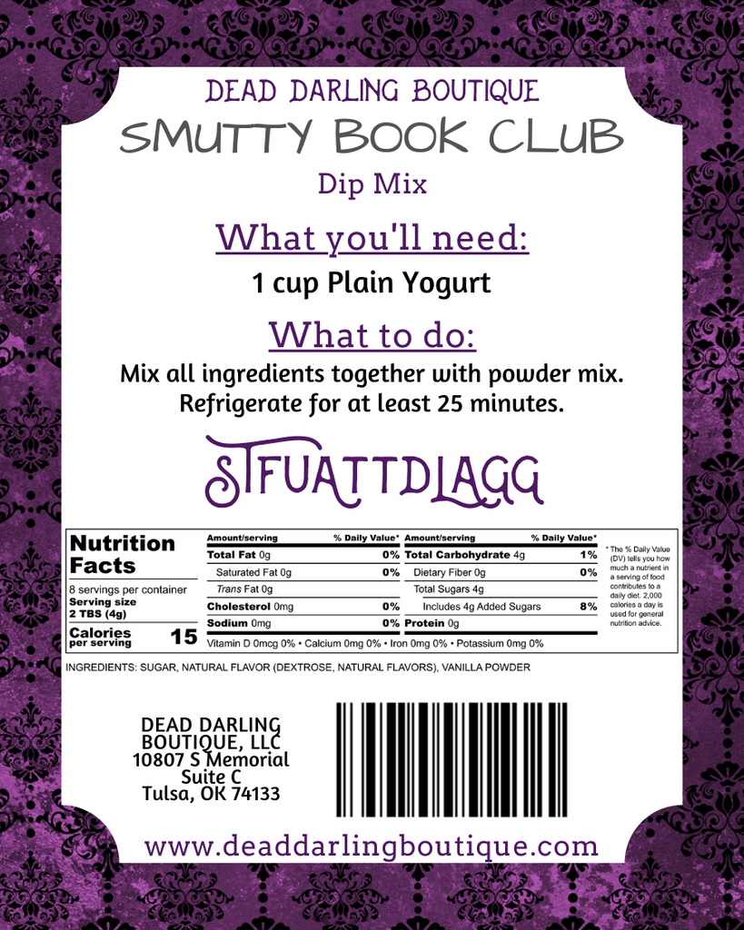Smutty Book Club Fruit Dip