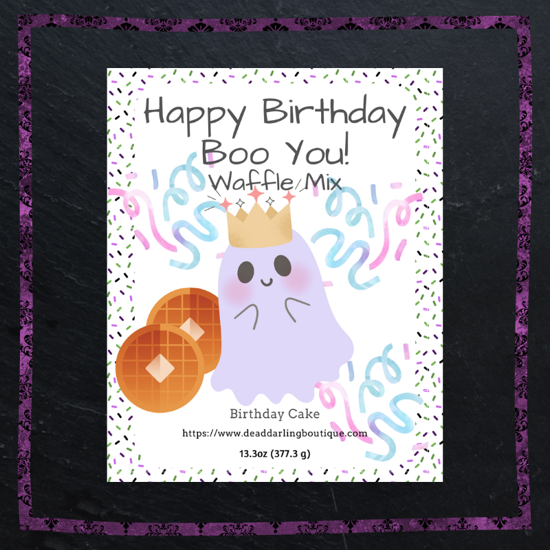 Happy Birthday Boo You! Waffle Mix