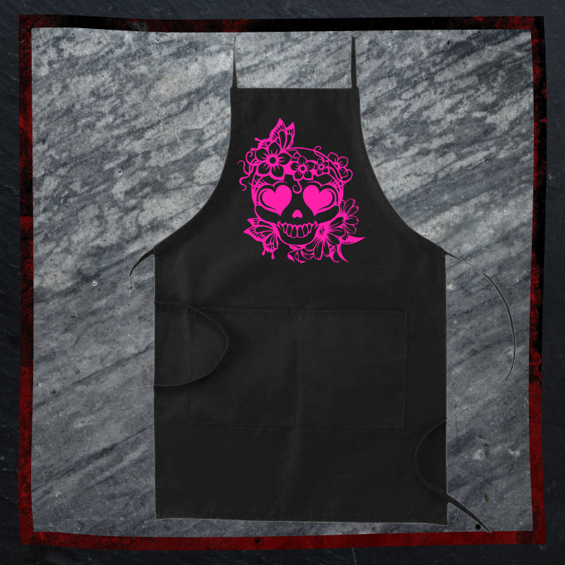 Girly Skull Apron