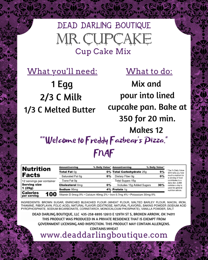 Mr. Cupcake Cake Mix