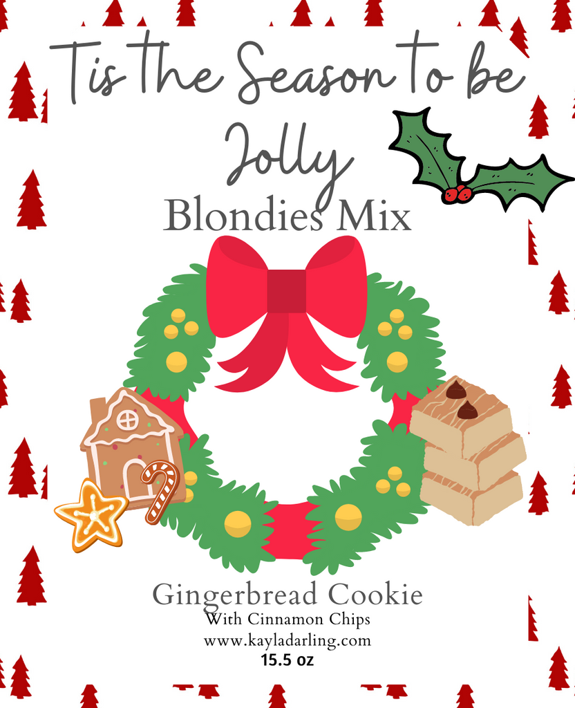 Gingerbread Cookie Blondie Mix